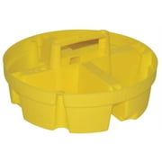 Bucket Boss 15051 Bucket Stacker, Yellow Plastic, 5 Gallon - Quantity 1