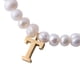 thumbnail image 2 of Pulseras Mujer de Perlas con Iniciales Oro 18k LuckyLy, Modelo Galia blanco UNITALLA, 2 of 6