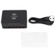 thumbnail image 1 of Bloque de estación de carga de teléfono USB 40W 6 puertos QC 3.0 Base de carga inalámbrica con pantalla LCD 100-240V Enchufe negro de la UE, 1 of 5