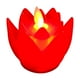thumbnail image 5 of Velas LED de té, velas parpadeantes, lámpara de loto, decoración del hogar, vela eléctrica rojo, 5 of 9