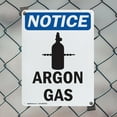 thumbnail image 5 of (2 Pack) Argon Gas OSHA Notice Sign 12 Inch X 18 Inch Indoor / Outdoor Rust-Free Aluminum Metal Signs for Workplace, Workshop, and Construction Site, Made in the USA, 5 of 8