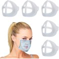 thumbnail image 1 of Lot de 1 - Support de Masque 3D en Silicone - Cadre de Support Intérieur - Support de Visage pour Masque - Protecteur de Rouge à Lèvres Réutilisable - Support Intérieur pour Masque, 1 of 1