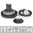 thumbnail image 4 of STP Porcelain J-229567, Noble Cobalt Bone China Dinnerware Set of 20, Service for 4, 4 of 4