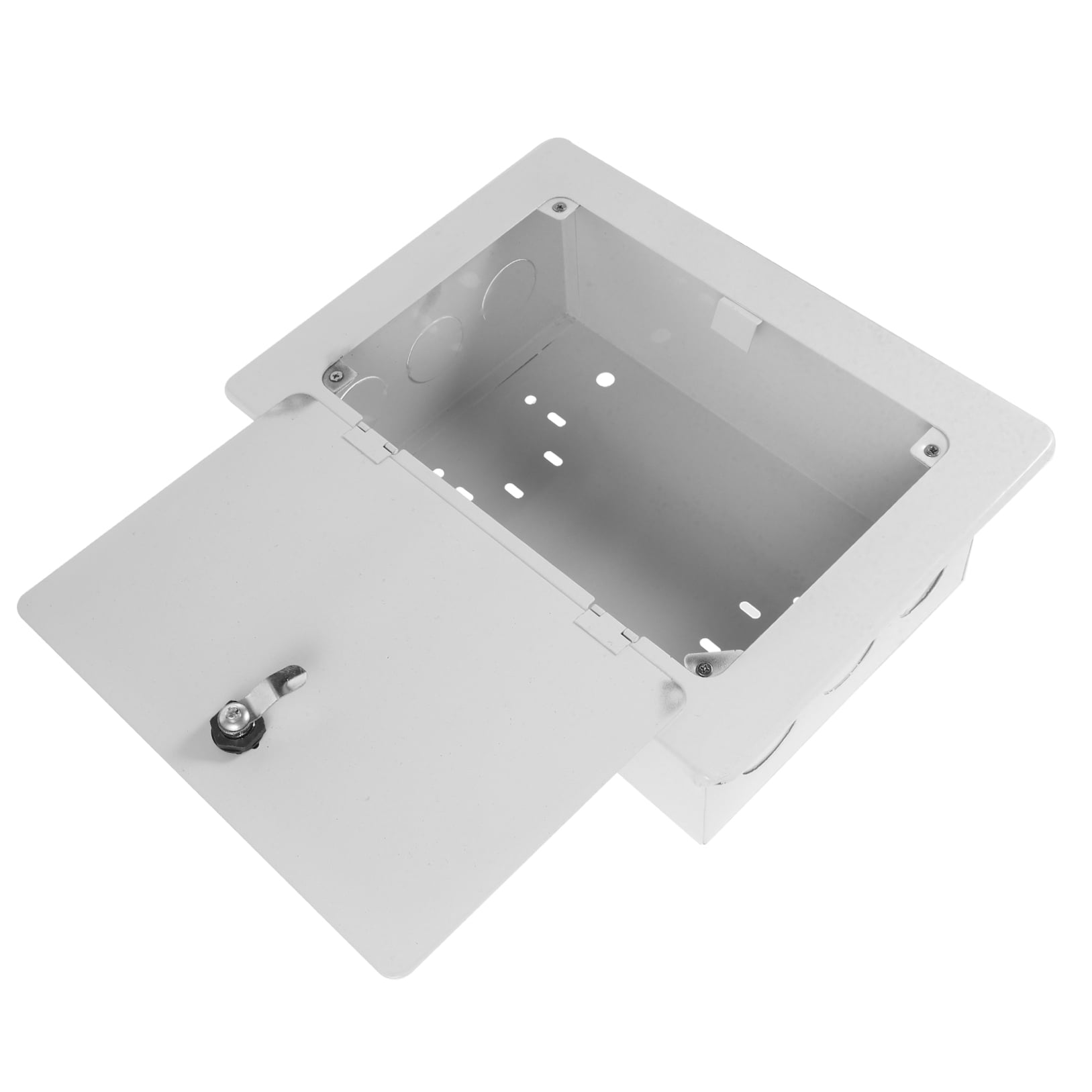 PBPBOX White Metal Electrical Box for Outdoor Use Weatherproof Breaker Box for Home