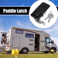 thumbnail image 2 of 2 Set Paddle Latch  and Keys Replacement for Tool Box Truck RV Trailer Caravan, 2 of 6
