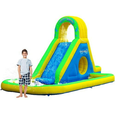 Blast Zone Splash N Spray Inflatable Waterslide