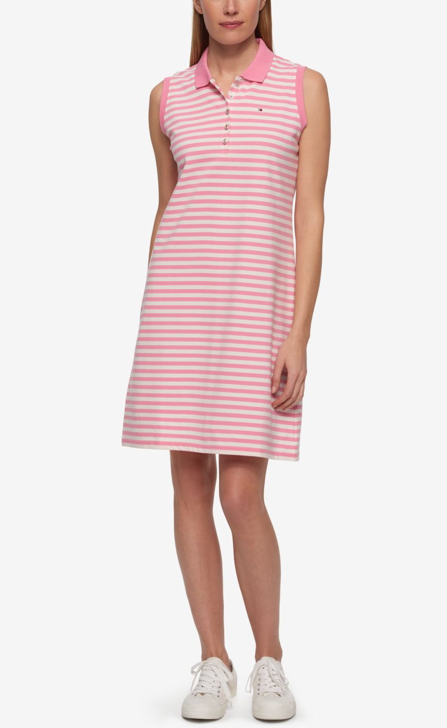 tommy hilfiger striped polo dress