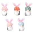 thumbnail image 2 of MOQLOM Easter Ornaments for Tree Set DIY Decoration, 5pcs 2.4in Easter Gnomes Pompoms Hemp Rope for Spring Easter Party Door Yard Window Home Decor, 2 of 9
