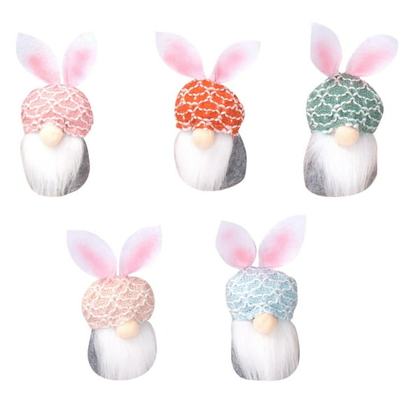 Pisexur Easter Bunny Decorations Spring Decor Easter Decoration Dwarf Rudolph Pendant Venue Layout Props Easter Rabbit Easter Basket Stuffers for Kids