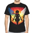 thumbnail image 6 of Attack On Titan Men's Short-Sleeve T-Shirt Summer Casual Tee Top Breathable Crewneck T-Shirt Small, 6 of 7
