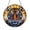 Acrylic 3.5 Inch, variant on Tiger Portrait Window Art – Faux Stained Glass