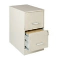 thumbnail image 6 of Space Solutions 22" Deep 2 Drawer Mobile Smart Letter Width Vertical File Cabinet, Stone, 6 of 7