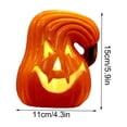 thumbnail image 3 of LED Light Up Jack O Lantern Pumpkin,Realistic Battery Operated Halloween Tabletop Decor,Glowing Ornament for Home,Bar,Party,Mall Display, 3 of 6