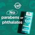 thumbnail image 4 of Antitranspirante Tom's of Maine North Woods, 96 ml, aluminio reciclado, 4 of 9