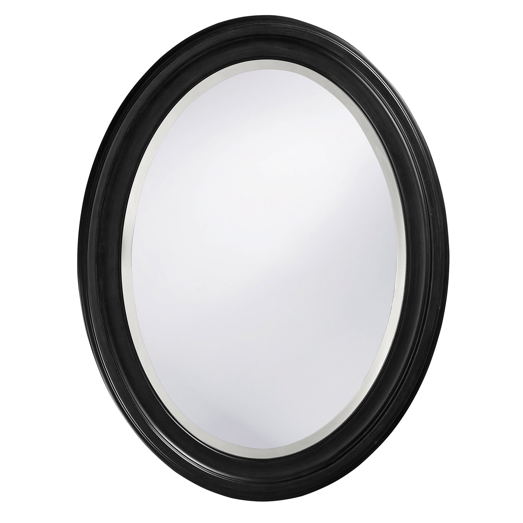 Tyler Dillon George Oval Matte Black Wall Mirror