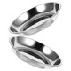 thumbnail image 3 of 2Pcs Stainless Steel Cat Bowls Cat Food Bowls Shallow Wide Cat Bowl Cat Food Water Bowl, 3 of 4