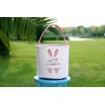 thumbnail image 2 of Easter Bunny BasketEgg Bags for Kids,CanvasCottonPersonalized Candy Egg Basket Rabbit Print Buckets with Fluffy Tail Gifts Bags for Easter, 2 of 4