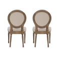 thumbnail image 5 of Linon Anthem Oval Back Dining Chairs, Set of 2, Light Natural Brown, 5 of 17