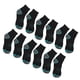 thumbnail image 4 of Calcetines de tubo medio para hombre Nikou de algodón elástico negro, 4 of 15