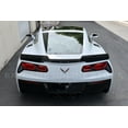 thumbnail image 5 of For 2014-2019 Corvette C7 | Z06 Stage 2 ABS Plastic Plastic-BLACK Front Lip Splitter CARBON FIBER End Caps & Side Skirt Rocker Panels With Rear Spoiler Full Assembly Combo Kit&nbsp;, 5 of 12