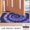 thumbnail image 3 of Blue Purple Tie Dye Pattern Door Rugs,Washable Non Slip Door Mats Indoor,Decorative Door Mats,Entry Mat Indoor for Entrance,Bedroom,Kitchen,Bathroom,17"x30", 3 of 6