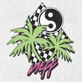 thumbnail image 2 of Men's NEFF Yin Yang and Palm Trees Logo  Graphic Tee White 2X Large, 2 of 5