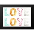 thumbnail image 2 of Vess, June Erica 18x14 Black Modern Framed Museum Art Print Titled - Pattern Sentiment I, 2 of 5