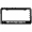 Black, variant on I Brake For Fish License Plate Frame