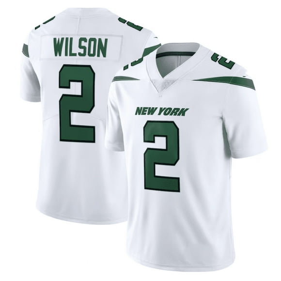 Men's New York Jets Football Jersey WILSON 17# RODGERS 8# GARDNER 1# Adult Sport Jersey
