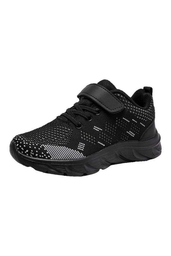Little & Big Kids Shoes Breathable Sneakers, Casual Sports Flying Woven Shoes Breathable Non Mesh Lightweight Flying Woven Sneakers,for Size 3