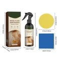 thumbnail image 3 of Honmine Wood Floor Maintenance Oil Spray 4 fl oz, Hardwood Floor Polish Conditioner with Natural Wax, Restores Shine Repairs Scratches for Laminate, 3 of 8