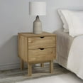 thumbnail image 4 of vidaXL Nightstand Bedside Table with Solid Wood Legs OTTA Solid Wood Pine, 4 of 20