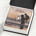 thumbnail image 4 of To My Daughter Dad's Last Breath Forever Necklace w Message Card, 4 of 8