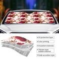 thumbnail image 4 of Kdxio Lilies Flowers Print Front Windshield Sun Shade,Folding Auto Sunshade for Car Truck SUV-Small, 4 of 7