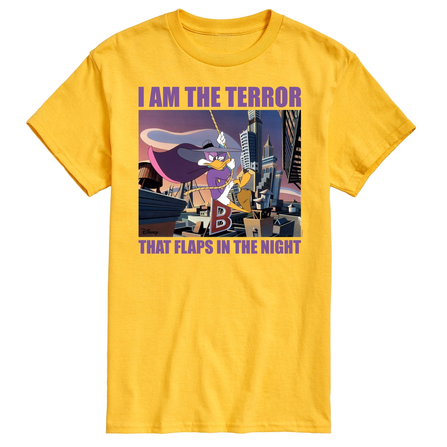 Disney Darkwing Duck I Am the Terror Men's Short Sleeve Graphic T