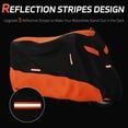 thumbnail image 3 of OFFCURVE Motorcycle Cover XL, Adjustable Motorcycle Cover All Weather Protection Cover,Waterproof 210D Oxford Cloth Outdoor Cover, 96 x 41 x 49 inches, 1 Piece, 3 of 8