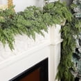thumbnail image 7 of AHeartcove 9FT Real Touch Cedar Christmas Garland - Artificial Greenery for Fireplace Mantel, Staircase & Door Decor, Indoor/Outdoor Holiday Christmas Decorations, 7 of 7