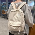 thumbnail image 4 of Smile Backpack, Unisex Casual Polyester School Backpack, Large Capacity Daily Travel Daypack, 4 of 8