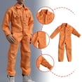 thumbnail image 3 of Ropa para figuras de acción a escala 1:12, ropa en miniatura, mono de hombre, moda, mini, accesorios de tela para disfraces de muñecas de 15 cm. Naranja, 3 of 6