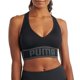 thumbnail image 1 of Sujetador deportivo PUMA negro sin costuras para mujer con copas extraíbles, 1 of 3