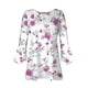 thumbnail image 5 of Camisetas de Cuello en V Mujeres, Impreso 3/4 Manga Blusa Casual Hecha de Cómodo Estante de Imitación para Toda la Temporada de Uso Diario, Camisetas Casuales de Mujer, 5 of 5