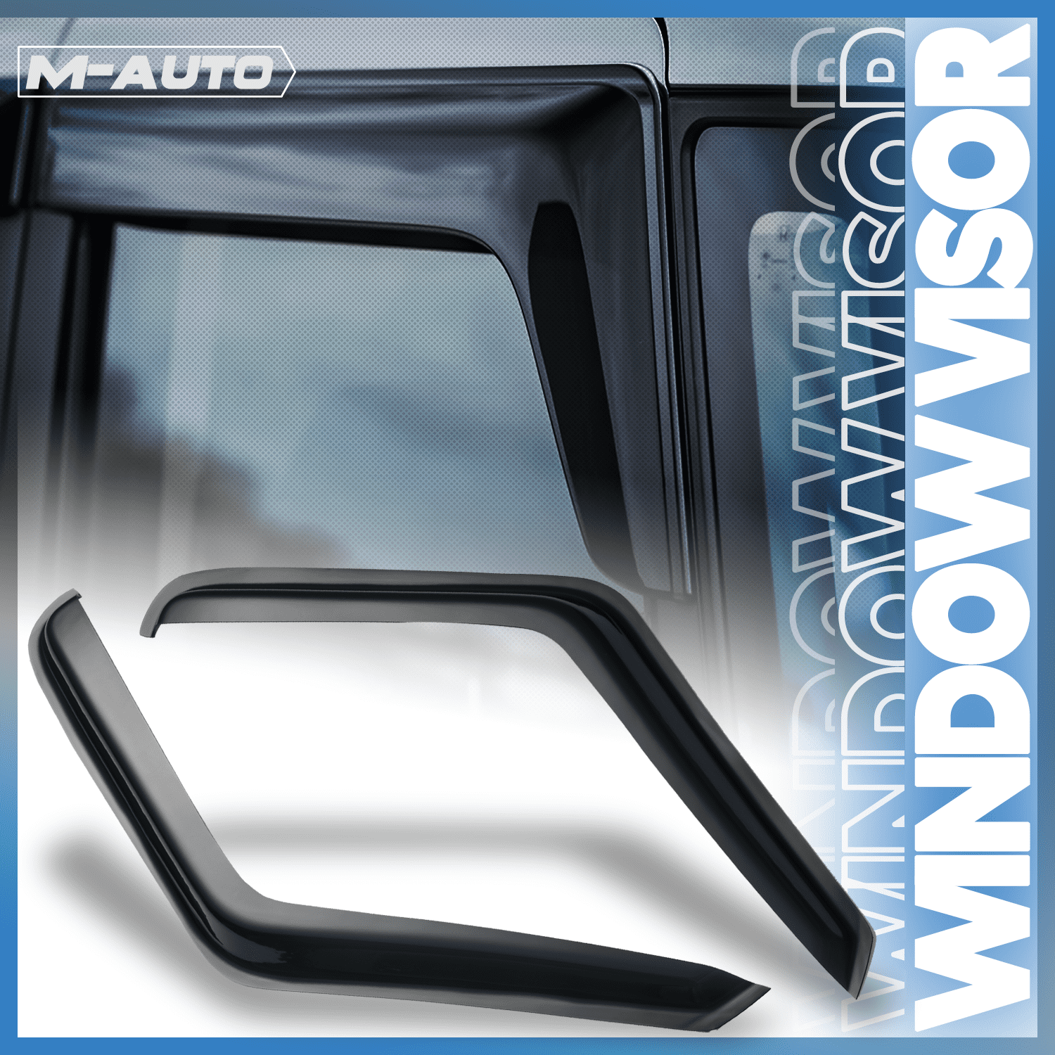 SCITOO Window Visor Deflectors - Dark Smoke Rain Guards For Blazer/S10 & GMC Sonoma/Jimmy 1994-2005