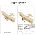 thumbnail image 4 of Nebublu Sopwith Pup Airplane Balsa Wood Aircraft , 378mm Wingspan, Flight Toys for Boys, DIY Assembly Model Kit, 4 of 6