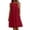 Z1#RD11003, variant on Puliio Summer Dresses for Women Sleeveless Round Neck Linen Blend Ruffle Hem Casual Dress with Pockets