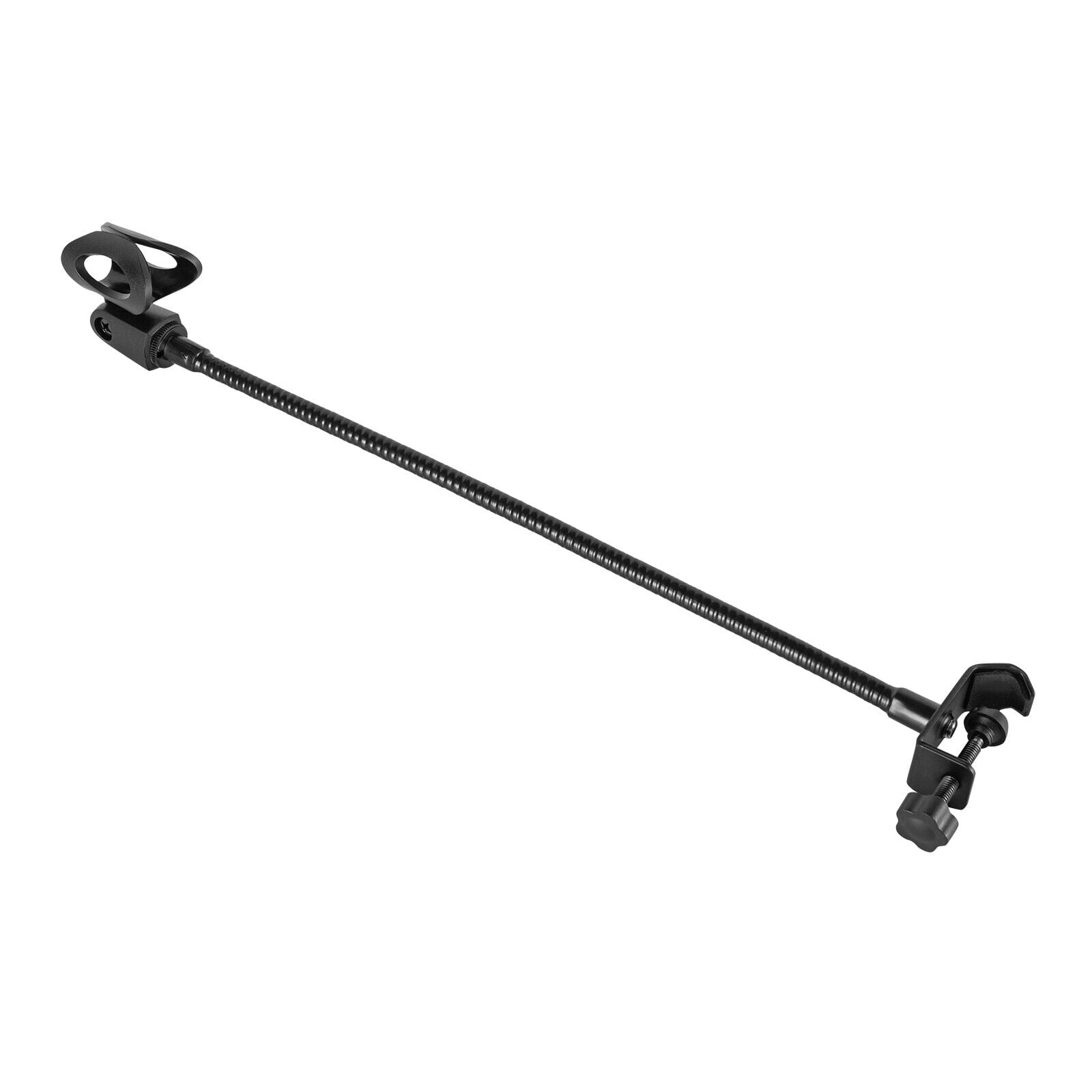 Adjustable Gooseneck Bendable Microphone Stand with Desk Clamp for Radio Broadcasting Wired/ Wireless/ Recording Microphones