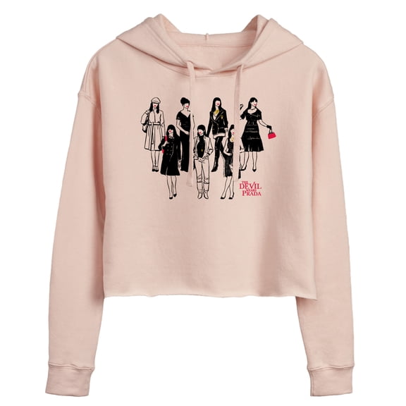 The Devil Wears Prada - Andy Fashion - Juniors Cropped Fleece Hoodie Sweatshirt