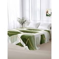 thumbnail image 6 of Sage Green Marble Flat Sheets Only Full Size, Soft Breathable Bed Top Sheets for Mattress, Gold White Geometric Hexagon Modern Luxury Bedding Flat Sheets for Home Hotel Bedroom Bed Protection, 6 of 9