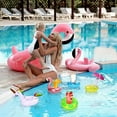 thumbnail image 4 of Yeacher 12pack Inflatable Drink Holder,Inflatable Cup Pool Drink Holder Floats Coasters for Summer Pool Party, 4 of 7