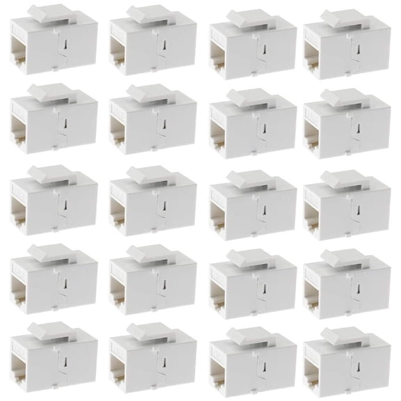 Ethernet Coupler, 20Pack Cat6 RJ45 Jack Inline Female Connectors