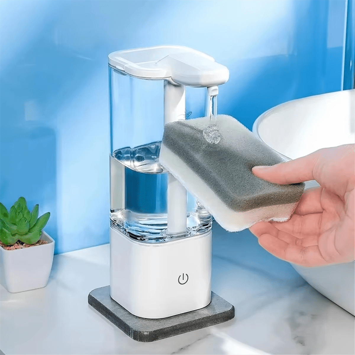 Automatic Sensor Liquid Soap Dispenser - Smart Soap, Shampoo, and Body Wash Machine for Kitchen and Bathroom,1 * Automatic Sensor liquid soap Dispenser